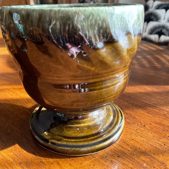 Vintage Artisan Ceramic Vase in Earthy Tones - Picture 1 of 4